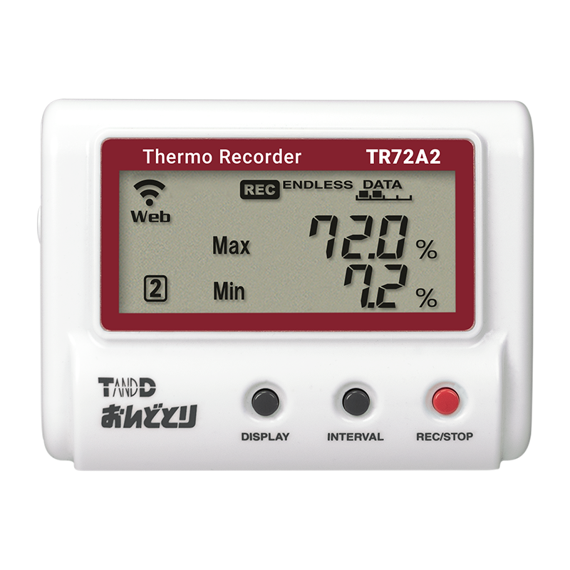 tandd 高精度宽范围温度・TR72A2-S 湿度数据记录仪