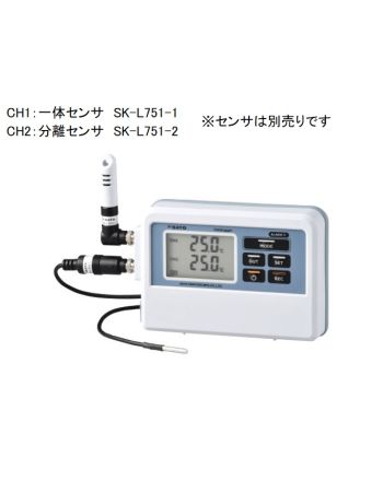 sksato 8800-00 型双通道温度记录仪（热敏电阻） Memory Meter&reg; SK-L751（仅指示器）