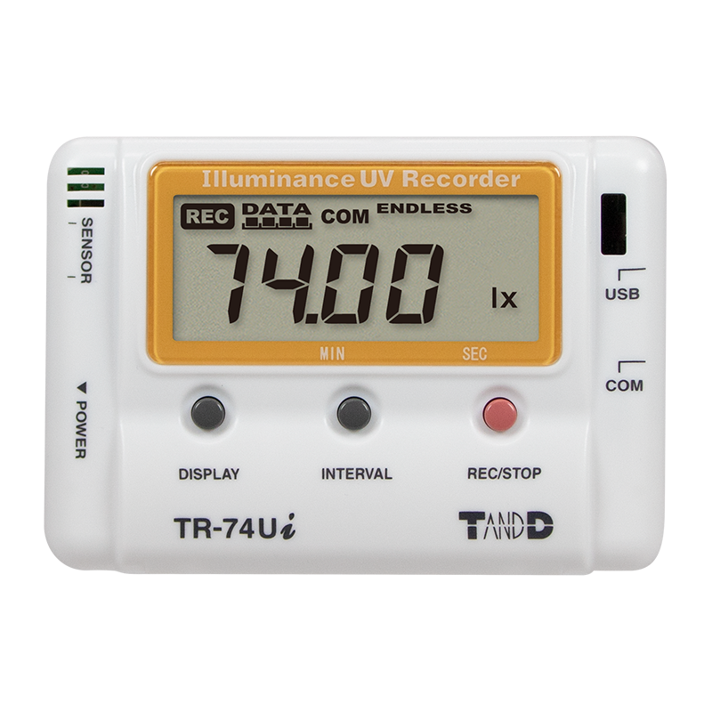 tandd 照度・紫外线・温度・TR-74Ui-S 湿度数据记录仪